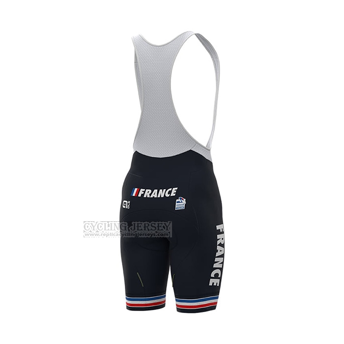 2022 Cycling Jersey France Blue Short Sleeve and Bib Short